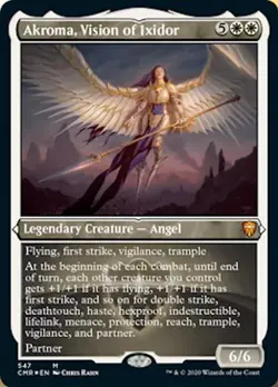 ~ Akroma, Vision of Ixidor (Foil Etched) ~ NM Foil ~ Commander Legends ~ MTG ~ - Image 1