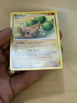 Bonsly 71/130 Diamond and Pearl Regular Card 2007 Pokemon Good Used Condition - Image 2