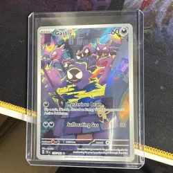 Pokemon TCG Gastly Temporal Forces Illustration Rare Card 177/162 - Image 1