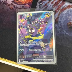 Pokemon TCG Gastly Temporal Forces Illustration Rare Card 177/162 - Image 3