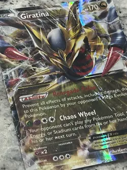 Giratina EX 57/98 XY Ancient Origins Ultra Rare TCG Card 2015 Edition - MP - Image 3