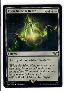 Their Name Is Death 62 Universes Beyond: Warhammer 40,000 MTG NM - Image 1