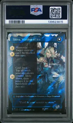 2025 MTG FINAL FANTASY #0523 JILL, SHIVA'S DOMINANT/SHIVA, WARDEN OF ICE PSA 10 - Image 2