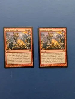 MTG Burn at the Stake X2: Avacyn Restored #130 – EX-MT - Image 1