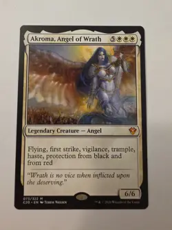 Akroma, Angel of Wrath - MTG - Commander 2020 - #73 - NM - Image 1