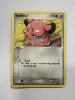 Pokemon Snubbull 74/115 Unseen Forces 2005 - Image 1