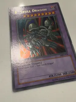 Yugioh B. Skull Dragon MRD-018 Ultra Rare Original Print Wavy Texture - Image 2
