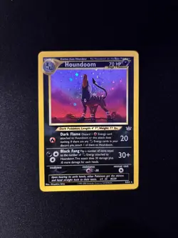 Houndoom Holo 8/64 Neo Revelation (Eng) Unlimited Rare Pokemon TCG. Double holoU - Image 2
