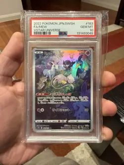 2022 POKEMON JAPANESE SWORD & SHIELD VSTAR UNIVERSE #183 FULL ART/MEW PSA 10 - Image 1