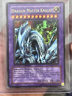 Yugioh Dragon Master Knight UE02-EN001 Ultra Rare Limited Edition - Image 1