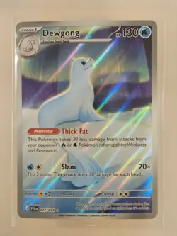 Pokemon TCG Dewgong 097/094 Illustration Rare ME Phantasmal Flames NM - Image 1