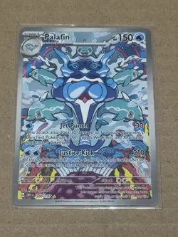 Pokemon Palafin 200/197 Obsidian Flames Illustration Rare Full Art Holo NM - Image 1