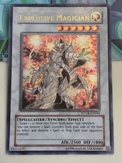 Yugioh 1x Explosive Magician Ultimate Rare UTR SOVR-EN044 Stardust Overdrive LP - Image 2