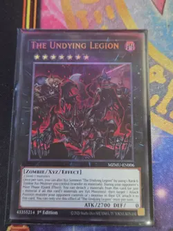 Yu-Gi-Oh! TCG The Undying Legion 1st Edition MZMU-EN006 Ultra Rare Mint NM - Image 1