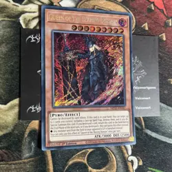 Yugioh Queen of the Blazing Domain MP25-EN147 Prismatic Secret Rare 1st Ed NM - Image 2
