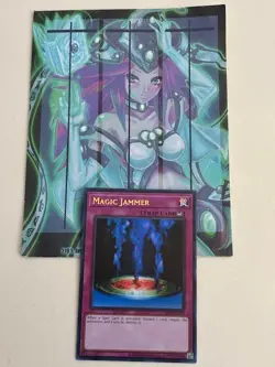 Yugioh 1x Magic Jammer Ultra Rare MRD-EN128 Metal Raiders 25th Edition NM - Image 1