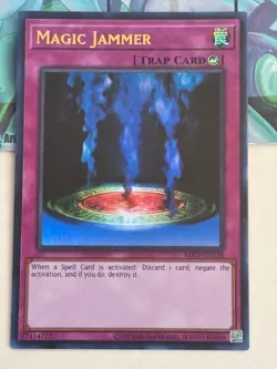 Yugioh 1x Magic Jammer Ultra Rare MRD-EN128 Metal Raiders 25th Edition NM - Image 2