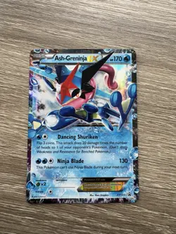 Ash-Greninja EX XY133 Pokemon XY Promo Ultra Rare Card VLP - Image 2