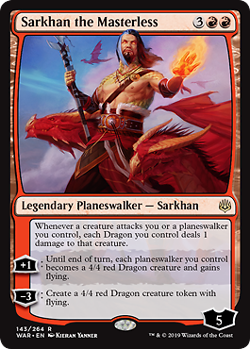 Magic MTG - Sarkhan the Masterless - MINT/NMINT - EN - Image 1