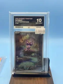 Noibat 169/159 ACE 10 Gem Mint Journey Together Illustration Rare Pokemon TCG - Image 1