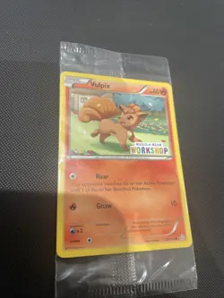 Vulpix 20/160 Build A Bear Stamped Promo Primal Clash Pokemon TCG Sealed - Image 1