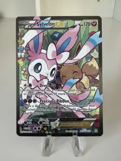 2016 Sylveon EX RC32/RC32 Full Art Pokemon NM Radiant Collection Generations - Image 1