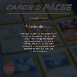 Carte Pokemon Pikachu de _____ 24/25 Birthday Holo Celebrations PSA 10 ✨ - Image 4