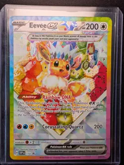Pokemon Eevee ex Promo SVP 174 Prismatic Evolutions Near Mint NM - Image 1