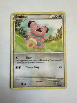 Snubbull 71/95 HGSS: Call of Legends Regular Pokemon TCG 2011 - Image 1