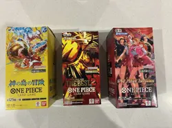 One Piece TCG OP-15 + EB03 + PR-B02 Japanese Booster Box Sealed - Image 1