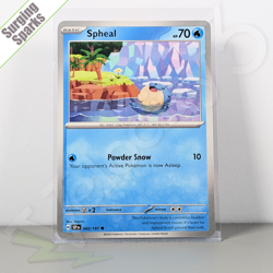 Pokemon TCG Card - Spheal 43/191 Common | Surging Sparks (2024) SSP | NM/Mint - Image 1