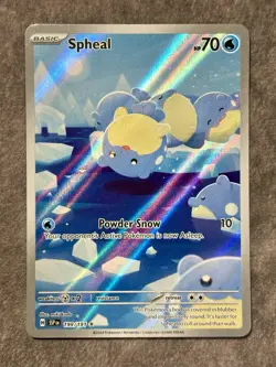 Pokemon Card Surging Sparks - Spheal 199/191 Illustration Rare Holo - Image 1