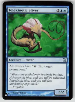 Telekinetic Sliver Uncommon The List Reprints 84/301 MTG Near Mint 2020 - Image 1