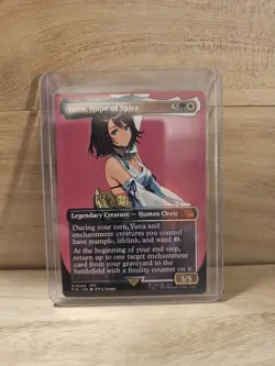 Yuna, Hope of Spira, Borderless Art, Final Fantasy, Magic MTG NM Mythic #M 404 - Image 1