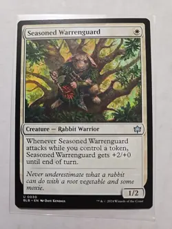 Seasoned Warrenguard - Bloomburrow - LP - MTG Magic - Uncommon - Creature - Image 1