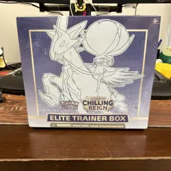 Chilling Reign Shadow Rider ETB Elite Trainer Box factory Sealed Pokemon - Image 1