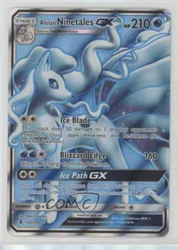Alolan Ninetales GX Ultra Rare Pokemon Sun & Moon Guardians Rising #132 - Image 1
