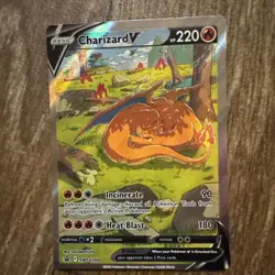 Pokemon TCG Charizard V Sword & Shield Swsh260 Holo Promo - Image 3