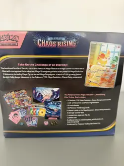 POKEMON TCG: MEGA EVOLUTION — CHAOS RISING ELITE TRAINER BOX FACTORY SEALED ✔🔥 - Image 3