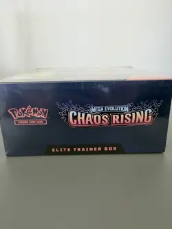 POKEMON TCG: MEGA EVOLUTION — CHAOS RISING ELITE TRAINER BOX FACTORY SEALED ✔🔥 - Image 5