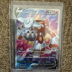 Heatran V 165/189 Ultra Rare Astral Radiance Pokemon NM - Image 1