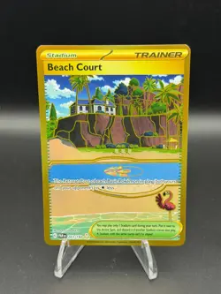 Beach Court 263/182 Hyper Rare Paradox Rift Pokemon Near Mint - Image 1