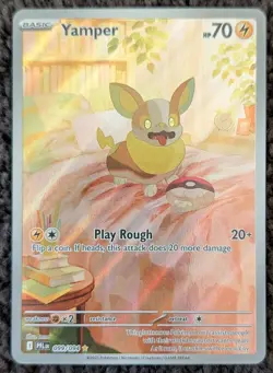 Yamper - 099/094 - Illustration Rare - Phantasmal Flames Pokemon TCG - NM/M - Image 1