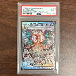2023 Pokemon Obsidian Flames #223 Charizard Ex Special Illustration Rare PSA 9 - Image 1