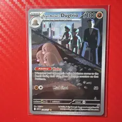 Team Rockets Dugtrio 239/217 - Pokemon TCG - Ascended Heros Illustration Rare - Image 1