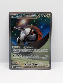 Iron Treads EX 248/198 Scarlet Violet Base NM Special Illustration Rare Pokemon - Image 1