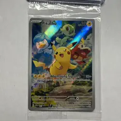 Pokemon Pikachu #027 SV Sealed Promo Paldea Evolved - Image 1