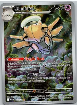 Shedinja 144/132 Illustration Rare Mega Evolution Pokemon NM - Image 1