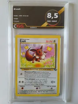 Carte pokemon Francais Evoli (JU 51) Jungle CGG 8,5 26500013 - Image 1