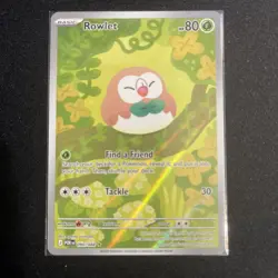 Pokemon TCG Perfect Order Illustration Rare Rowlet 090/088 NM - Image 1